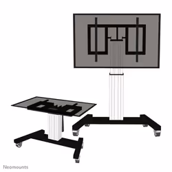 Neomounts support au sol motorisé, 150 kg, 106,7 cm (42"), 2,54 m (100"), 800 x 600 mm, Réglage de la hauteur, Argent