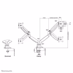 Neomounts support moniteur de bureau - Vue supplémentaire 11