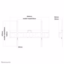 Neomounts support mural pour tv - Vue supplémentaire 6