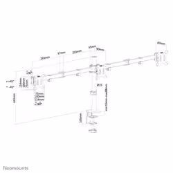 Neomounts support moniteur de bureau - Vue supplémentaire 10