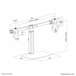 Neomounts support moniteur de bureau - Vue supplémentaire 14