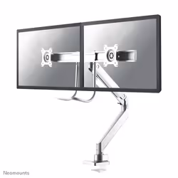 Neomounts support moniteur de bureau, Pince/boulon, 8 kg, 25,4 cm (10"), 81,3 cm (32"), 100 x 100 mm, Blanc