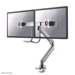 Neomounts support moniteur de bureau, Pince/boulon, 8 kg, 25,4 cm (10"), 81,3 cm (32"), 100 x 100 mm, Argent
