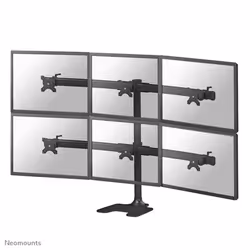 Neomounts by Newstar Neomounts support moniteur de bureau, Autonome, 8 kg, 25,4 cm (10"), 68,6 cm (27"), 100 x 100 mm, Noir
