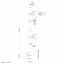 Neomounts support moniteur de bureau - Vue supplémentaire 4