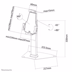 Neomounts support de tablette - Vue supplémentaire 7