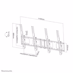Neomounts support mural pour menu board - Vue supplémentaire 7
