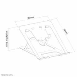 Neomounts support d'ordinateur portable pliable - Vue supplémentaire 7