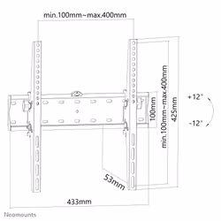 Neomounts support mural pour tv - Vue supplémentaire 15