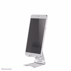 Neomounts support de téléphone pliable, Mobile/smartphone, Support passif, Bureau, Intérieure, Argent