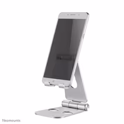 Neomounts support de téléphone pliable, Mobile/smartphone, Support passif, Bureau, Intérieure, Argent