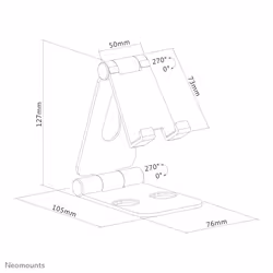 Neomounts support de téléphone pliable - Vue supplémentaire 10