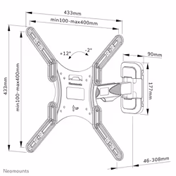 Neomounts support mural pour tv - Vue supplémentaire 17