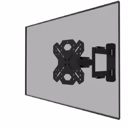 Neomounts support mural pour tv, 81,3 cm (32"), 139,7 cm (55"), 100 x 100 mm, 200 x 200 mm, -2 - 12°, Noir
