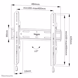 Neomounts support mural pour tv - Vue supplémentaire 19