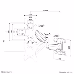 Neomounts support mural pour tv - Vue supplémentaire 16