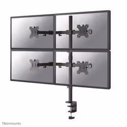 Neomounts support moniteur de bureau, Pince/boulon, 6 kg, 33 cm (13"), 81,3 cm (32"), 100 x 100 mm, Noir