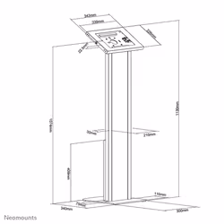 Neomounts support au sol pour tablettes - Vue supplémentaire 12