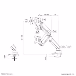 Neomounts support moniteur de bureau - Vue supplémentaire 20