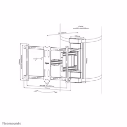 Neomounts support pilier pour TV - Vue supplémentaire 16