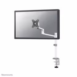 Neomounts support moniteur de bureau, Pince/boulon, 8 kg, 43,2 cm (17"), 68,6 cm (27"), 100 x 100 mm, Blanc