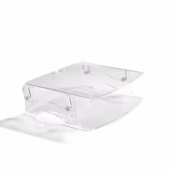 BakkerElkhuizen Q-riser 130 Monitor Stand, Autonome, 10 kg, 25,4 cm (10"), 76,2 cm (30"), Réglage de la hauteur, Transparent