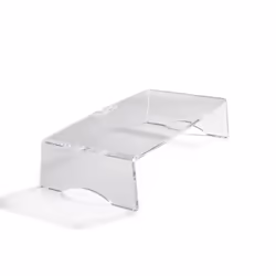 BakkerElkhuizen Q-riser 140 Monitor Stand, Autonome, 10 kg, 25,4 cm (10"), 76,2 cm (30"), Transparent