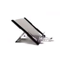 BakkerElkhuizen FlexTop 270 Notebook Stand, Supports de Laptop, Noir, Gris, Aluminium, Plastique, Caoutchouc, 25,4 cm (10"),  ...