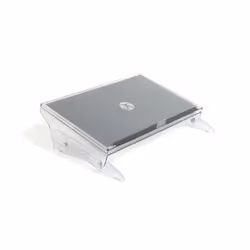 BakkerElkhuizen FlexDesk 640 Document Holder/Writing Slope, Plastique, Caoutchouc, Acier, 110 - 180 mm, Gris clair, Transpare ...