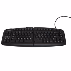 BakkerElkhuizen Goldtouch Adjustable V2 clavier USB + PS/2 QWERTZ Allemand Noir