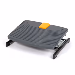 BakkerElkhuizen Pro 959 Footrest, Noir, Gris, Orange, Plastique, Caoutchouc, Acier, 120 kg, 0 - 87°, 49 cm, 40 cm