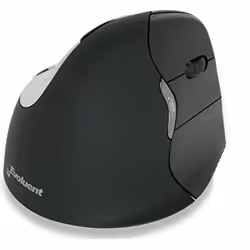 BakkerElkhuizen Evoluent4 Right Bluetooth, Droitier, Conception verticale, Laser, Bluetooth, 2600 DPI, Noir
