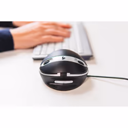 BakkerElkhuizen Oyster Mouse Wired Large souris Ambidextre USB Type-A 1200 DPI - Vue supplémentaire 4