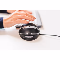 BakkerElkhuizen Oyster Mouse Wired Large souris Ambidextre USB Type-A 1200 DPI - Vue supplémentaire 7