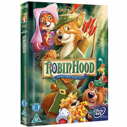 Disney Robin Hood, Film d'animation/bande dessinée, DVD, Anglais, 2D, Animation
