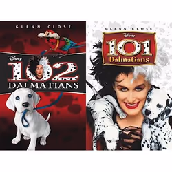 Disney 101 Dalmatians/102 Dalmatians, DVD, Anglais, Famille, 2D, 2-en-1, 22/09/2008