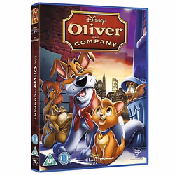 Disney Oliver And Company, Film d'animation/bande dessinée, DVD, Anglais, 2D, Dolby Digital 5.1, Animation