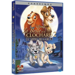 DISNEY - La Belle et le Clochard 2 - DVD Lappel de la rue