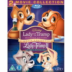 Disney Lady And The Tramp/Lady And The Tramp II: Scamp's Adventure, Film d'animation/bande dessinée, Blu-ray, 2D, 2-en-1, Éta ...