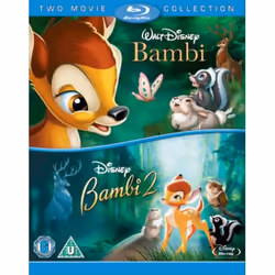 Disney Bambi/Bambi 2, Film d'animation/bande dessinée, Blu-ray, 2D, 2-en-1, Bande dessinée