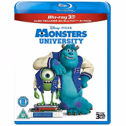 Disney Monsters University, Film d'animation/bande dessinée, Blu-ray, Anglais, 2D+3D, Bande dessinée
