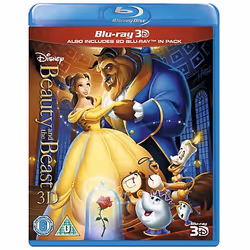 Disney Beauty & the Beast, Film d'animation/bande dessinée, Blu-ray, U, Anglais, 2D+3D, 1 disques