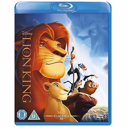 Disney The Lion King, Film d'animation/bande dessinée, Blu-ray, U, Anglais, 2D, 1 disques