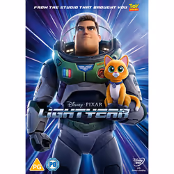 Walt Disney Pictures Lightyear (2022), Film d'animation/bande dessinée, DVD, PG, Coloré, Anglais, 101 min