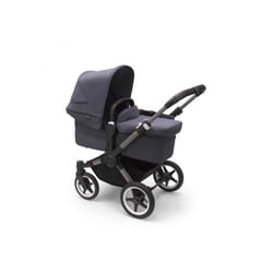 Poussette Bugaboo Donkey 5 mono complète GRAPHITE - STORMY BLUE