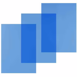 Couvertures pour Reliure - PAVO - A4 - PVC 20/100ème - Bleu Transparent - 100 pièces