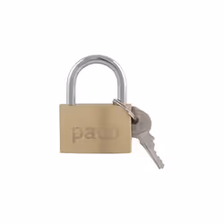 PAVO PREMIUM CADENAS EN LAITON AVEC 3 CLÉS-EN ALUMINIUM-DIMENSIONS : 40 MM - 8037292