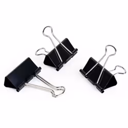 Pinces double clip - PAVO - Modèle 8042067 - (L)19 mm - Écartement 7 mm - Noir