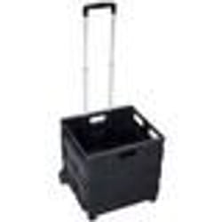 Chariot de transport - PAVO - Caisse pliante - Capacité 35 Kg - Dimensions plié 420x80 mm - PP