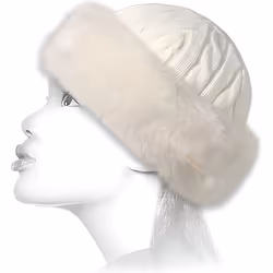 Bonnet bande fourrure femme Barts